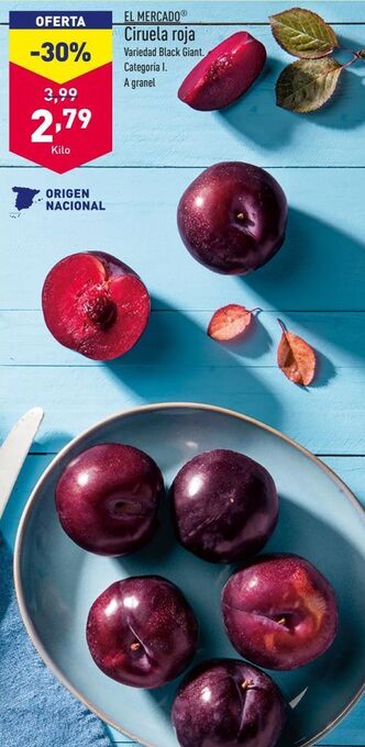 ALDI Ciruelas el mercado oferta