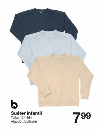 Zeeman Suéter infantil oferta