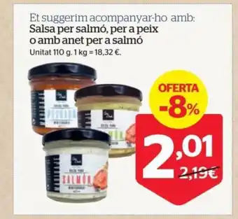 La Sirena Salsa per salmó, per a peix o amb anet per a salmó oferta