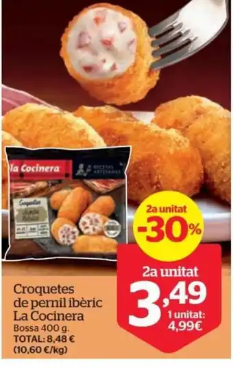 La Sirena Croquetes de pernil ibèric La Cocinera oferta