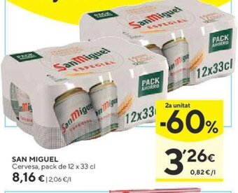 Caprabo SAN MIGUEL Cervesa oferta