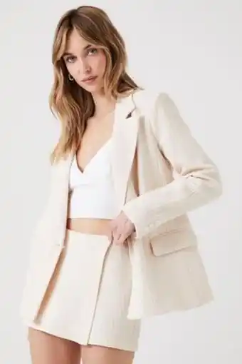 Forever 21 Crinkled double-breasted blazer oferta