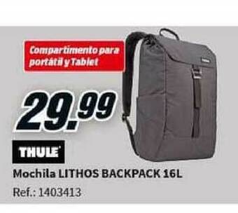 MediaMarkt Thule Mochila Lithos Backpack 16l oferta