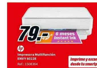 MediaMarkt Hp Impresora Multifunción Envy 6022e oferta
