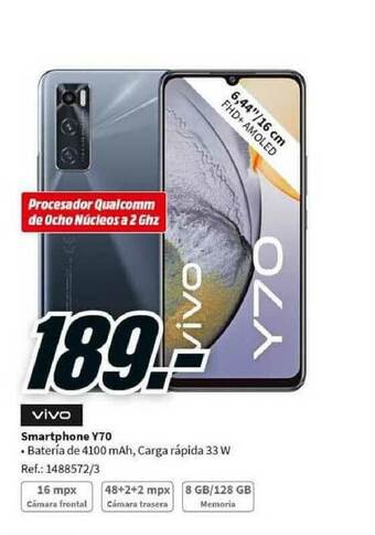 MediaMarkt Vivo Smartphone Y70 oferta