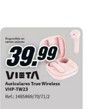 MediaMarkt Vieta Auriculares True Wireless Vhp-tw23 oferta