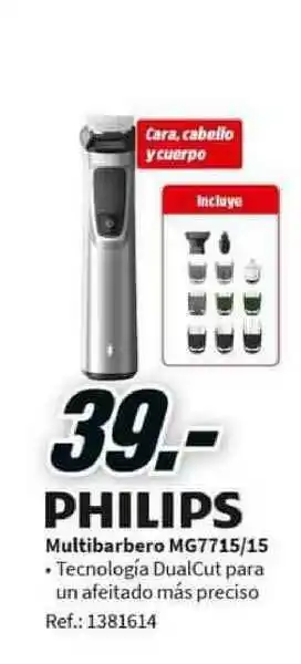MediaMarkt Philips Multibarbero Mg7715 15 oferta