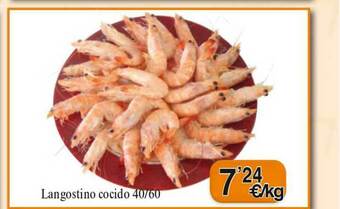 Congelados Copos Langostino Cocido 40-60 oferta