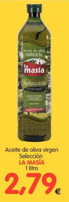 Alimerka La Masía Aceite de oliva virgen Selección 1 litro oferta