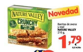 Alimerka Nature Valley Barritas de avena y miel 210g oferta