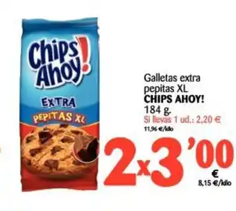 Alimerka Chips Ahoy! Galletas extra pepitas XL 184g oferta