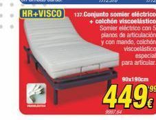 Rapimueble Colchón viscoelástico oferta