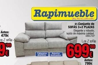 Rapimueble Sofás oferta