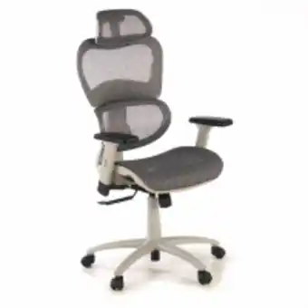 Ofichairs Silla de oficina ergocity white cojin lumbar brazos 3d oferta