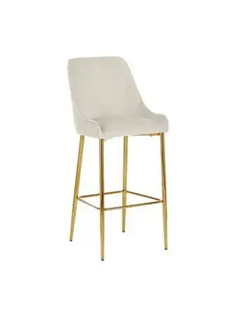 Westwing Taburete alto de terciopelo ava oferta