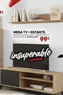 Tifón Hipermueble Mesa tv oferta