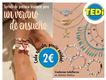 TEDi Surtido de preciosa bisutería para un verano de ensueño articulo, cada precio 2€ unidad: tedi oferta