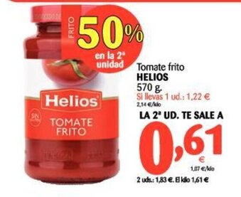 Alimerka Helios Tomate frito 570g oferta
