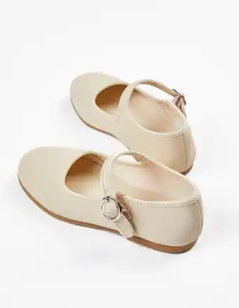 Zippy Bailarinas para niña, beige oferta