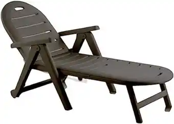 Amazon Shaf - tumbona jardin caimán | tumbona plegable de exterior con ruedas en color wengué | fabricado en españa con materiale... oferta