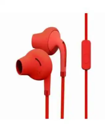 Bazar El Regalo Auriculares intraurales energy sistem earphones style 2+ manos libres rojos oferta