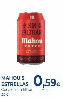 CashDiplo Cerveza mahou oferta