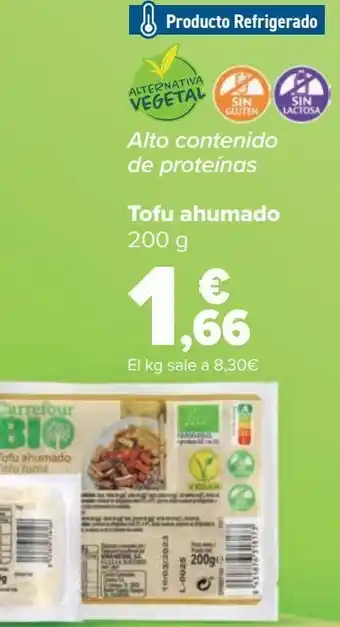 Carrefour Tofu ahumado oferta