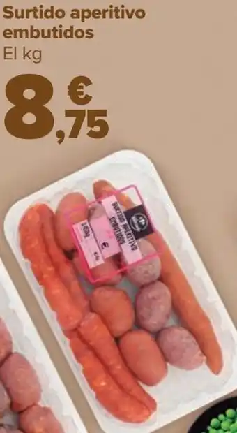 Carrefour Surtido aperitivo embutidos oferta