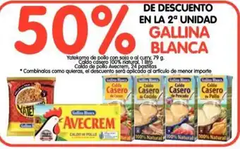 Alimerka Gallina Blanca, 50% de Descuento en La 2 unidad oferta