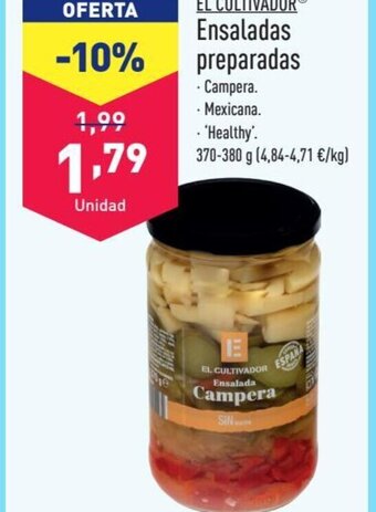 ALDI EL CULTIVADORⓇ Ensaladas preparadas oferta