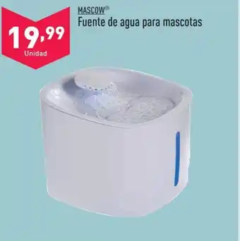 ALDI MASCOWⓇ Fuente de agua para mascotas oferta