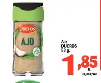 Alimerka Ducros Ajo 58g oferta