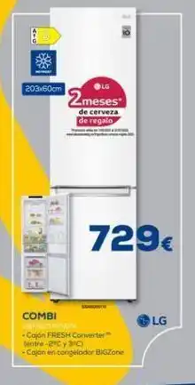 Tiendas Electrón Cerveza lg oferta
