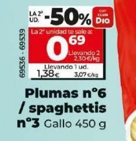 Dia Pasta gallo oferta