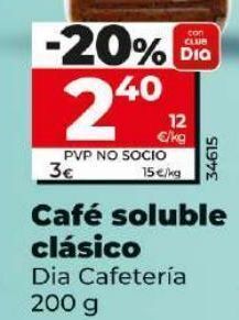 Dia Café soluble dia oferta