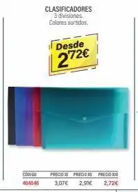 Carlin Clasificador oferta