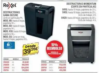 Carlin Papelera rexel oferta