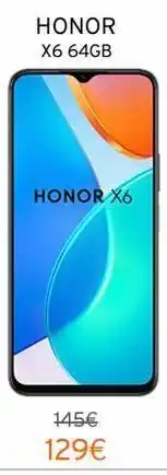 Simyo Honor x6 64gb honor x6 145€ 129€ oferta