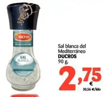 Alimerka Ducros Sal blanca del Mediterráneo 90g oferta