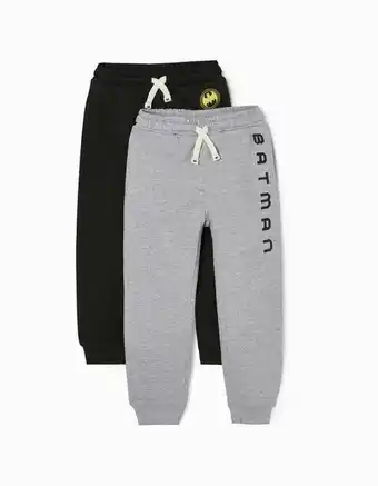 Zippy 2 pantalones de chándal perchadas para niño 'batman', gris/negro oferta