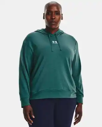 Under Armour Sudadera con capucha ua rival terry para mujer oferta