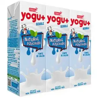 Plenus Supermercados Yogur líquido natural azucarado p3x20cl oferta