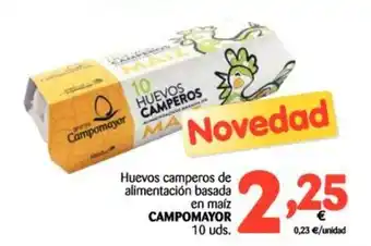 Alimerka Campomayor Huevos camperos de alimentación basada en maíz 10uds. oferta