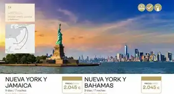 Viajes Eroski Viajes a américa oferta
