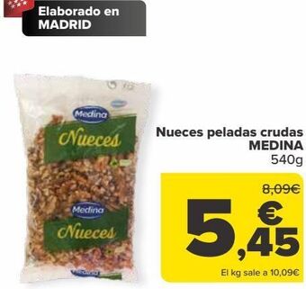 Carrefour Nueces peladas crudas medina oferta
