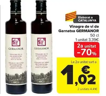Carrefour Vinagre de vi de garnatxa germanor oferta