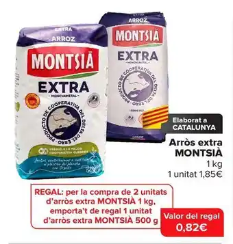 Carrefour Arròs extra montsià oferta