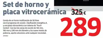 Bauhaus Pack horno y vitro chvbv603 3z 8fun. benavent oferta