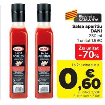 Carrefour Salsa aperitiu dani oferta