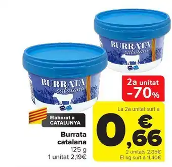 Burrata catalana